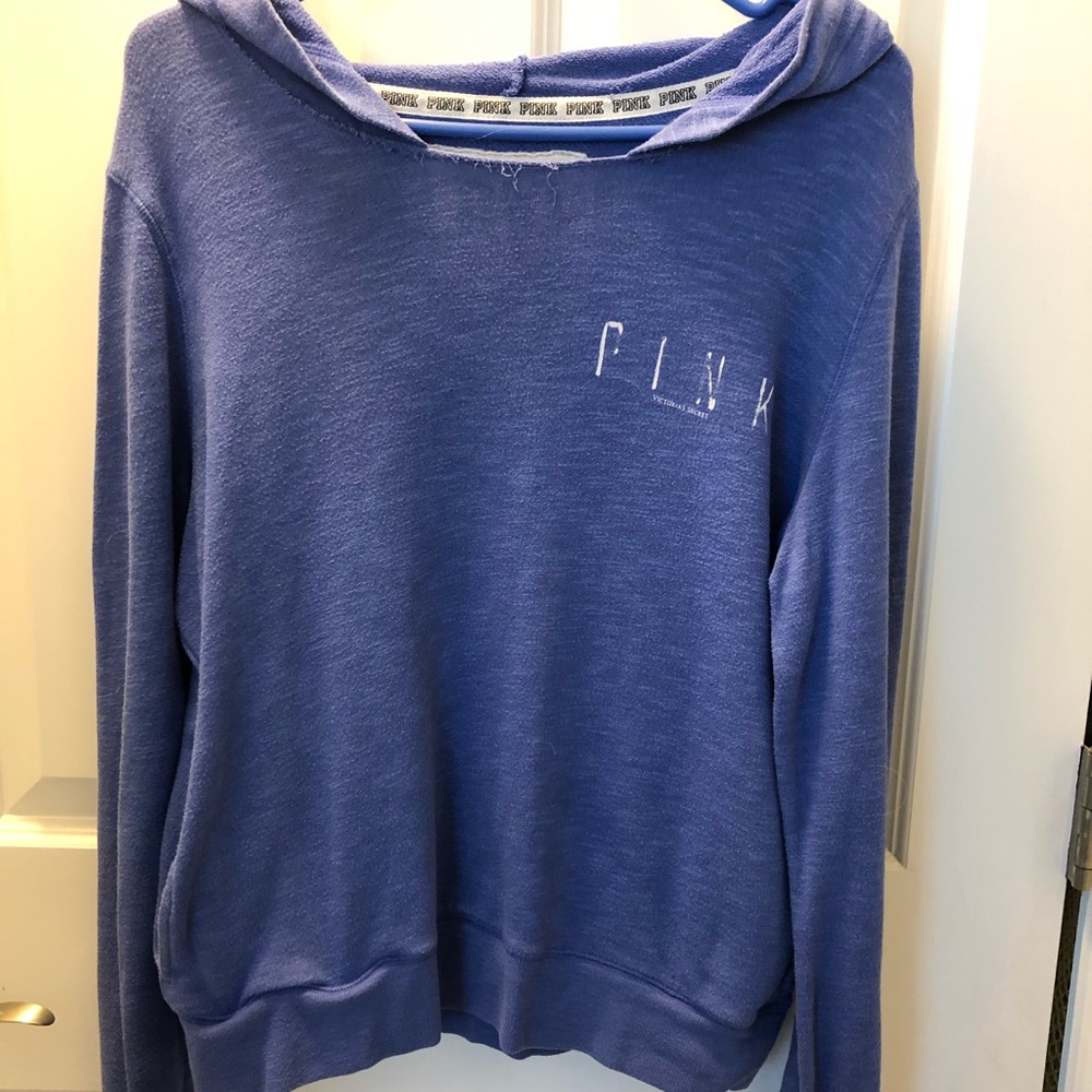 VS PINK hooded sweatshirt medium